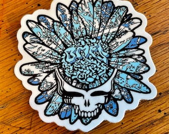 Steal Your Red Frost Daisy Vinyl Die cut Sticker Billy Strings fan art