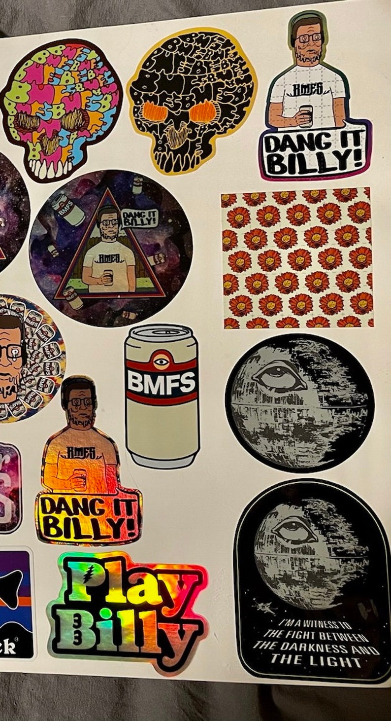 Sticker Bffae BMFS Vinyl Sticker Pack, Mix & Match Designs, Holographic Options - Etsy