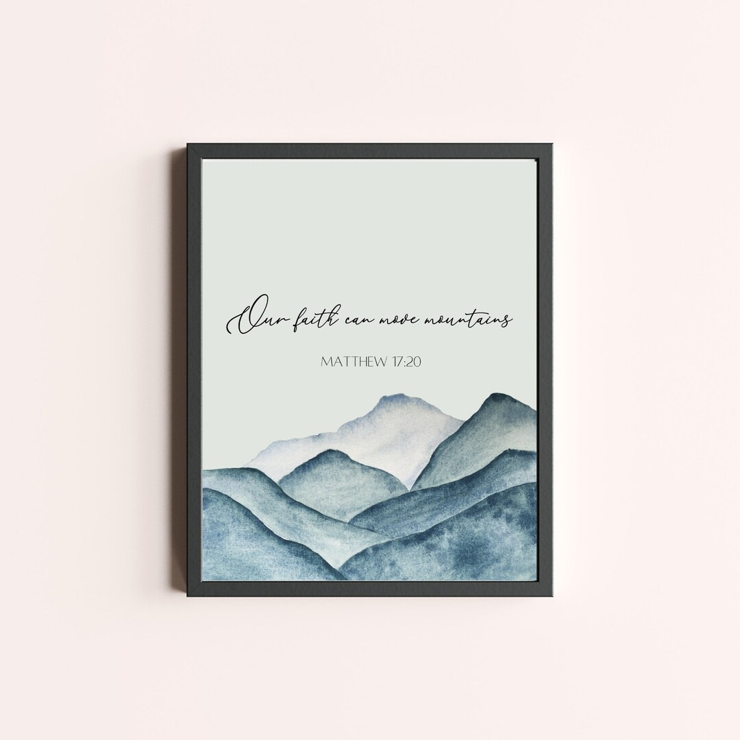 Printable Wall Art. Bible Verse. Bedroom. Entryway. Home Etsy