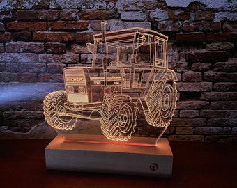 Eicher Traktor Lampe Geschenk für Traktor Freunde