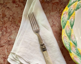 antique Victorian mother of pearl handle fork