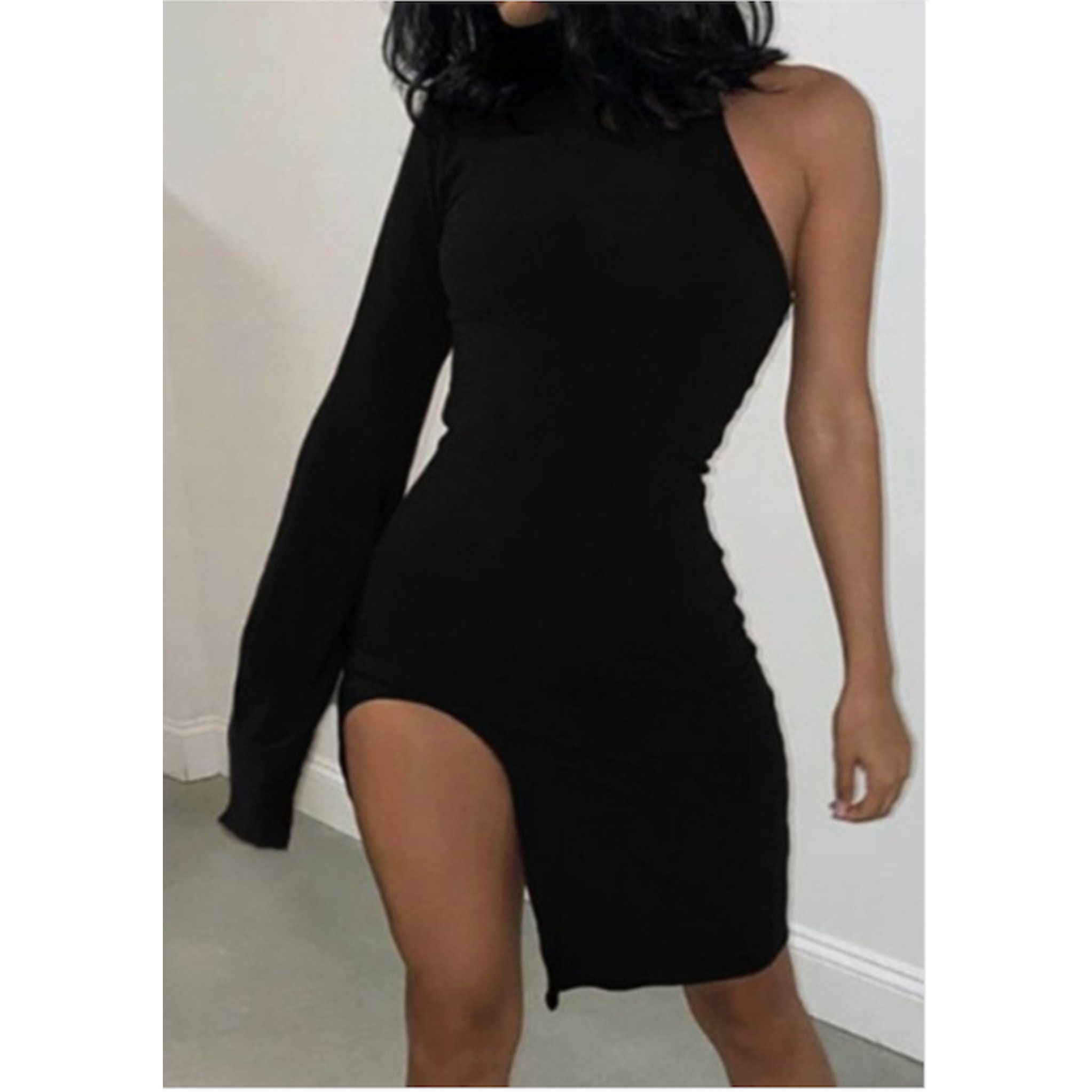 Cold shoulder little store black dress