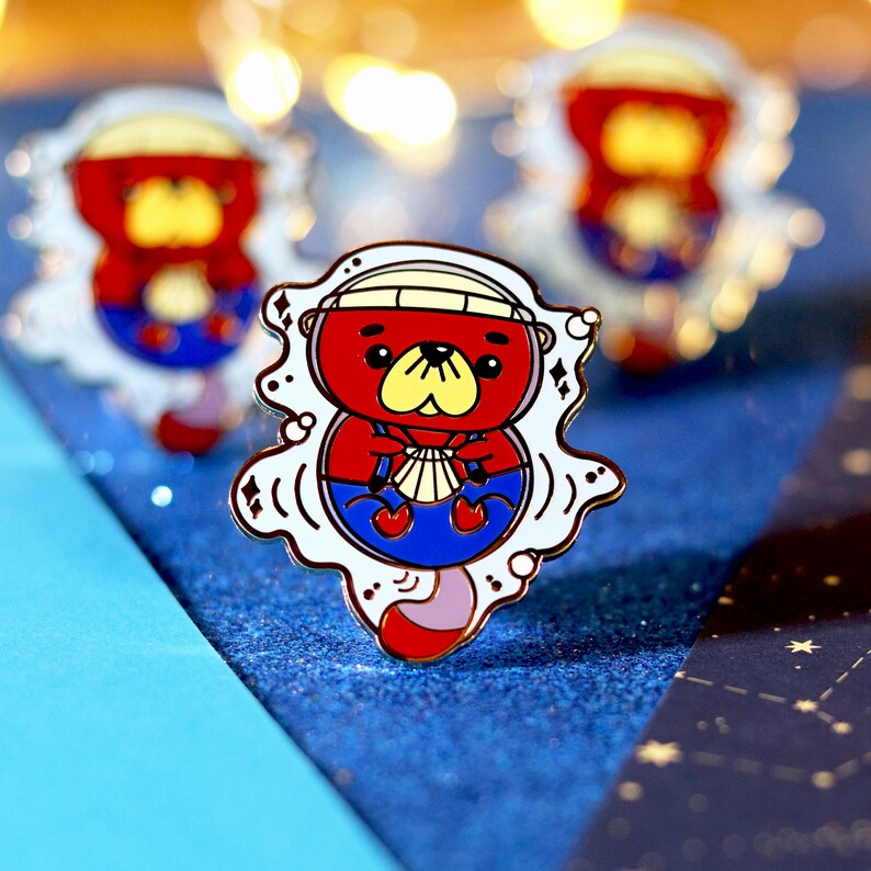 Animal Crossing Pascal the Otter ACNH Pins Otterlove Etsy