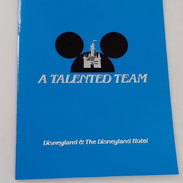 Beautiful Copy of "A Talented Team" Booklet from 1989