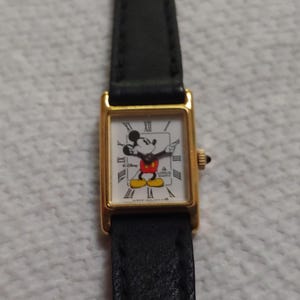Vintage Mickey Mouse Tank Watch - Etsy