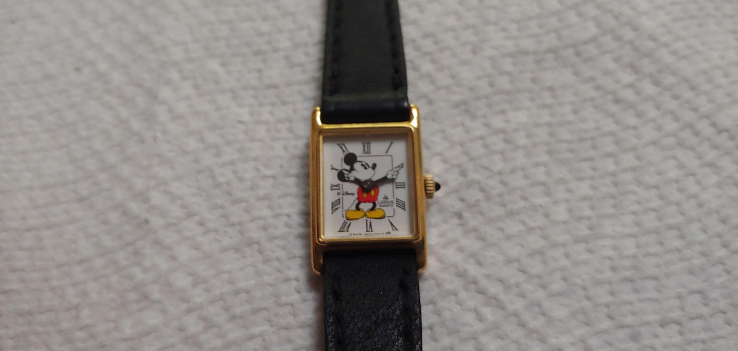 Vintage Mickey Mouse Tank Watch - Etsy