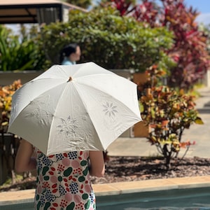 Parasol/parasol blanc coréen tournesol