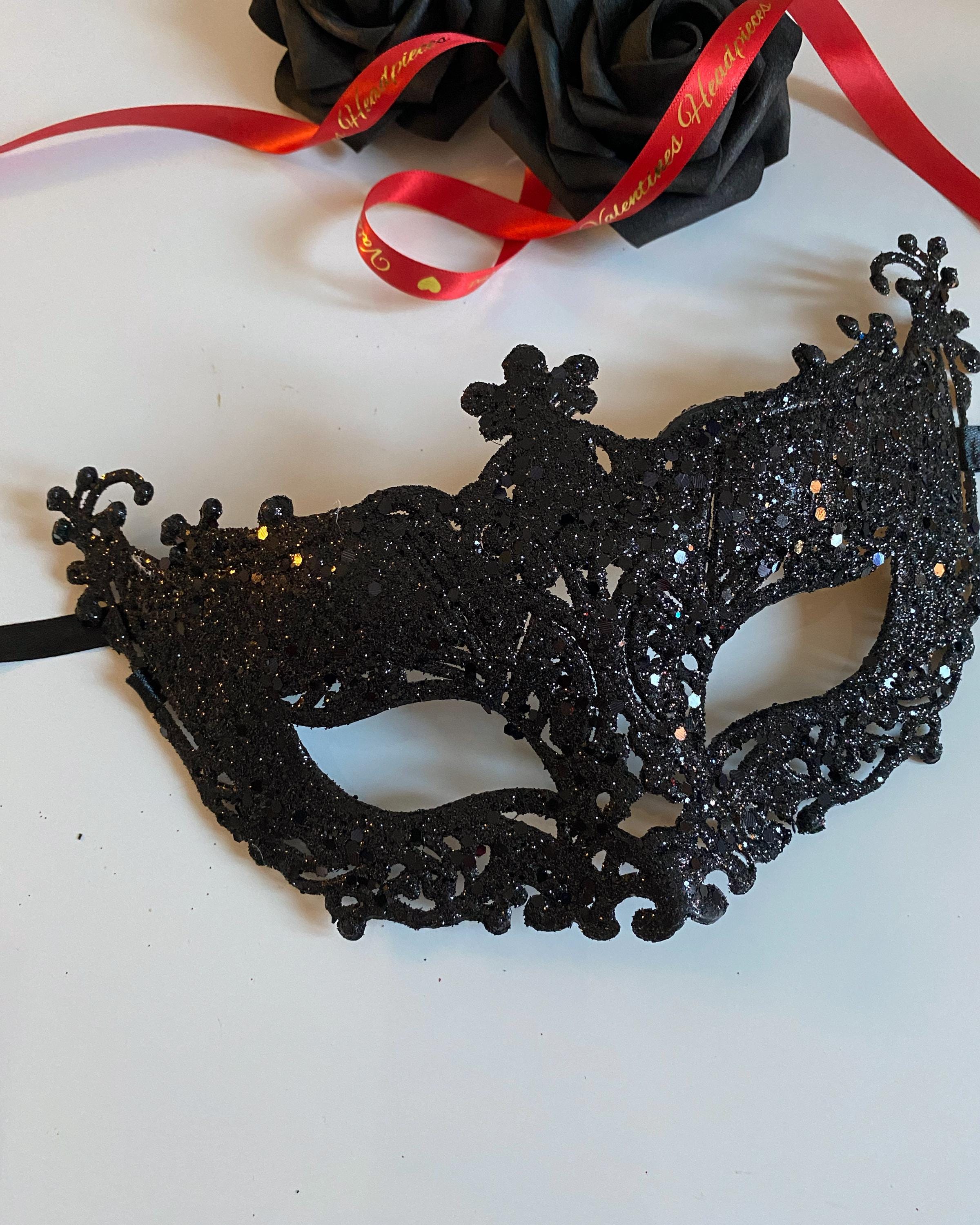 Masquerade Black Dress - Etsy