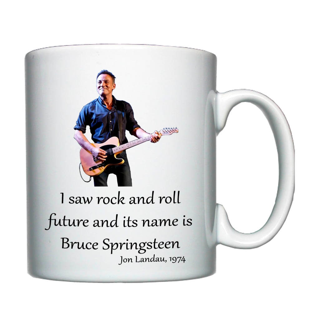 Bruce Springsteen, Jon Landau Quote, Personalised Mug - Etsy UK