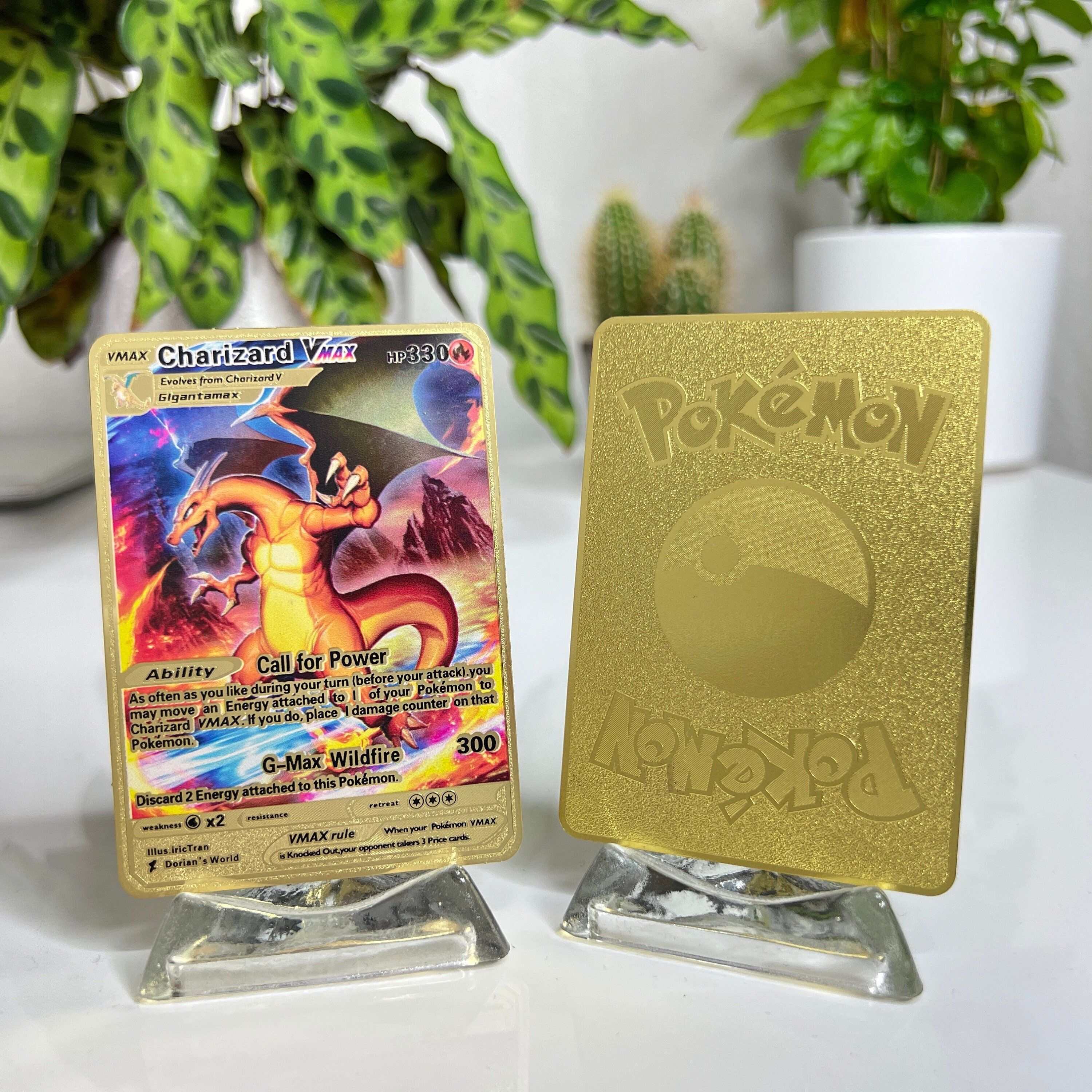 Golden Charizard Vmax - Etsy