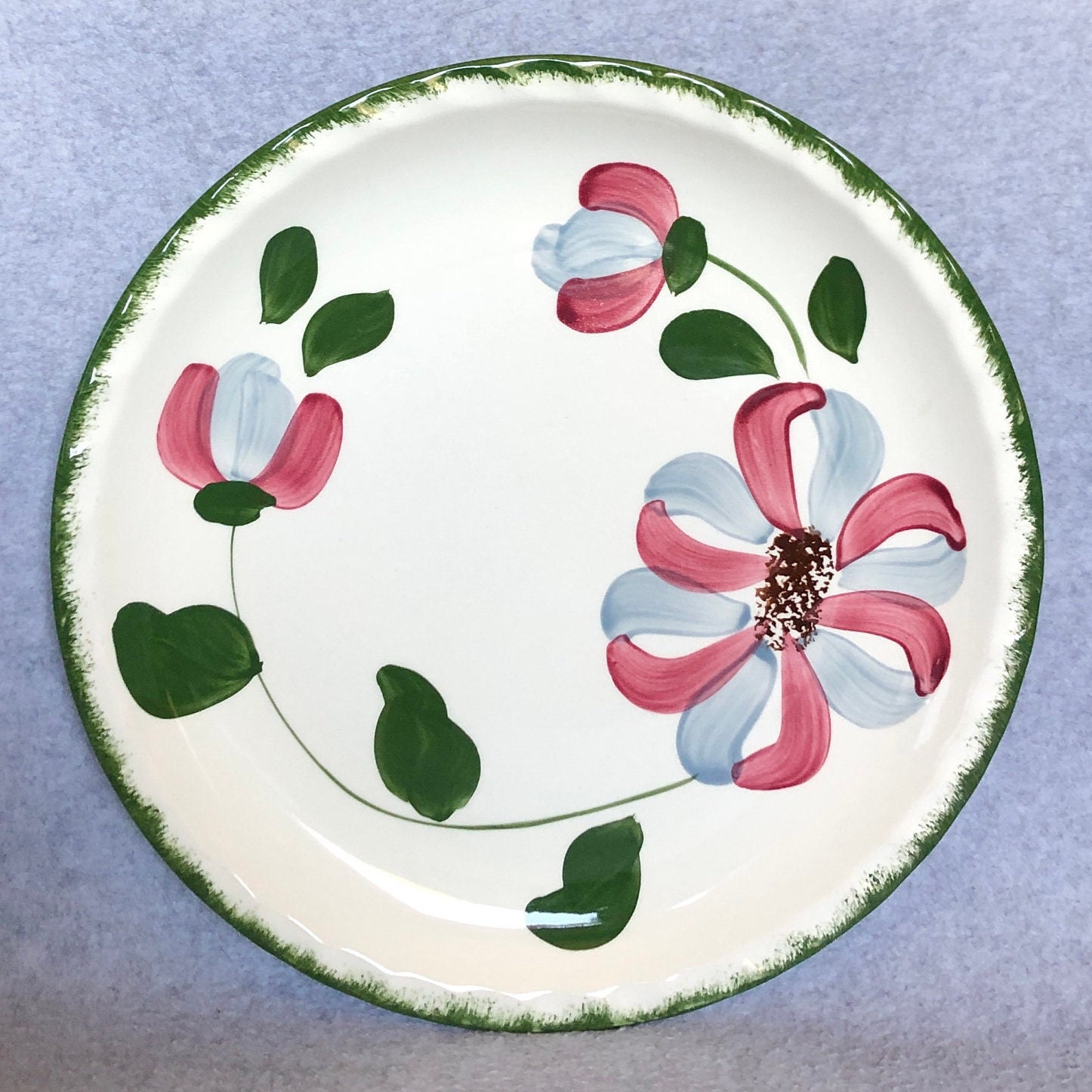 Southern Potteries Blue Ridge Dinnerware Whirligig 10.5 Etsy