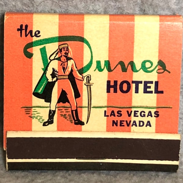 Dunes Hotel & Casino Las Vegas Vintage unused unstruck matchbook VG-EX!!!