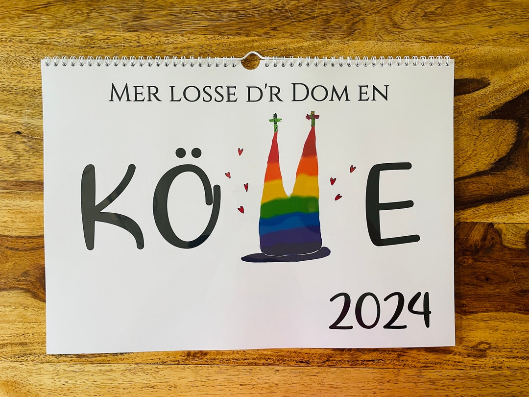 Kölle 2024 Watercolor Art Calendar Cologne Calendar 2024 Etsy