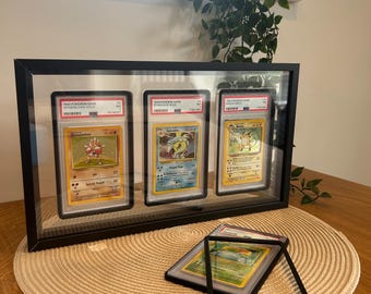 ポケモンカード PSA スラブ ディスプレイ フレーム - 4x1 - Etsy 日本