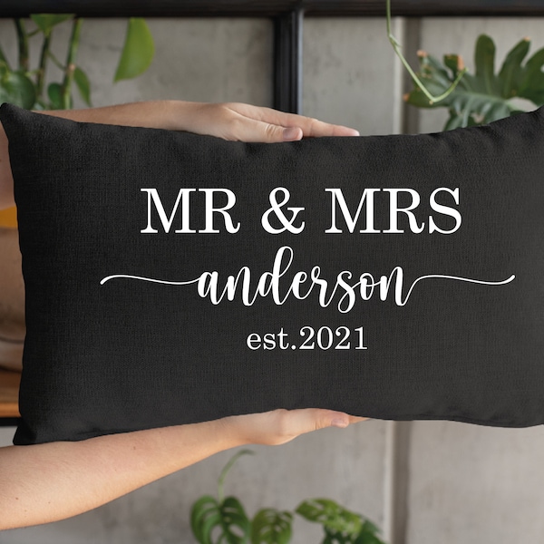 Mr and Mrs Pillows Etsy