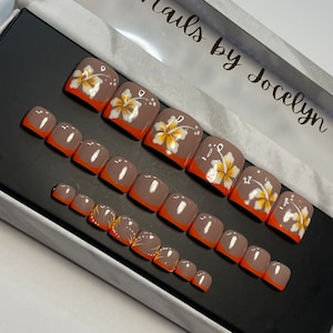 Custom Toe Press on Nails