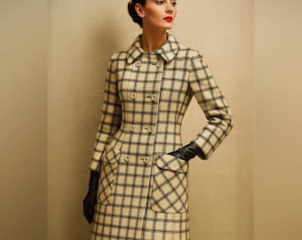 Vintage 1950’s Fisher Bro. By Constantino Double-Breasted Coat