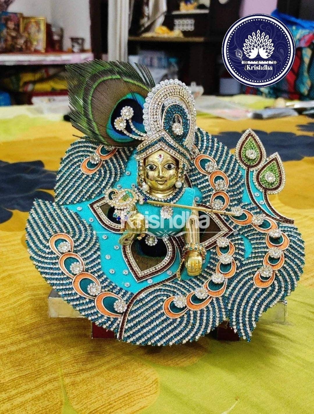 Buy Laddu Gopal Ji Exclusive Designer Om Dress Online in India - Etsy