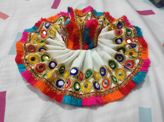 Ladoo Gopal Summer Poshak Set Of 4 Net Dress » The Kanha Store