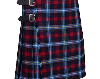 Kilts traditionnels écossais Glencoe Tartan Kilt pour hommes faits à la main de 8 verges