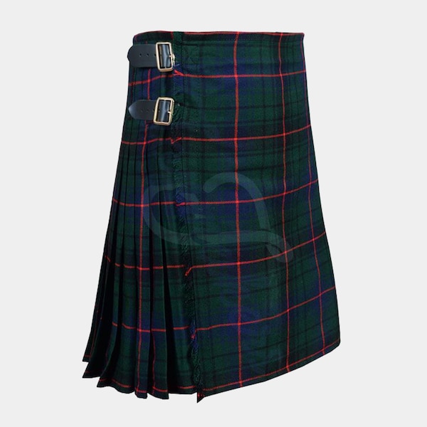 Highland Davidson Tartan Kilt - Men's Scottish Traditional Tartan Handmade Kilt