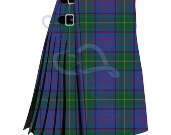 Scottish County Donegal Tartan Kilt Men's Handmade Traditional 8 Yard Kilts