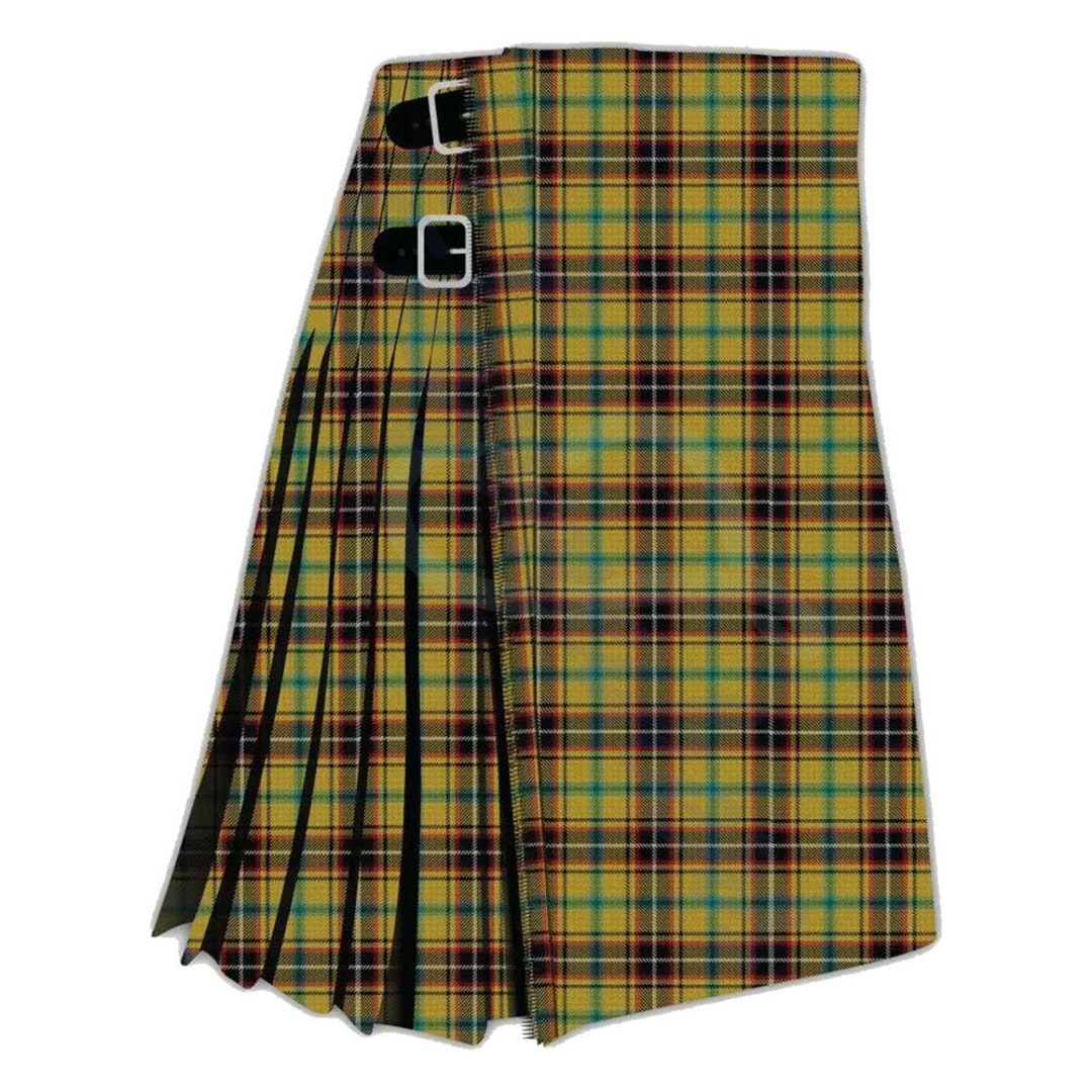 Scottish Cornish Tartan Kilt Men's Handmade Traditional 8 Yard Kilts ...