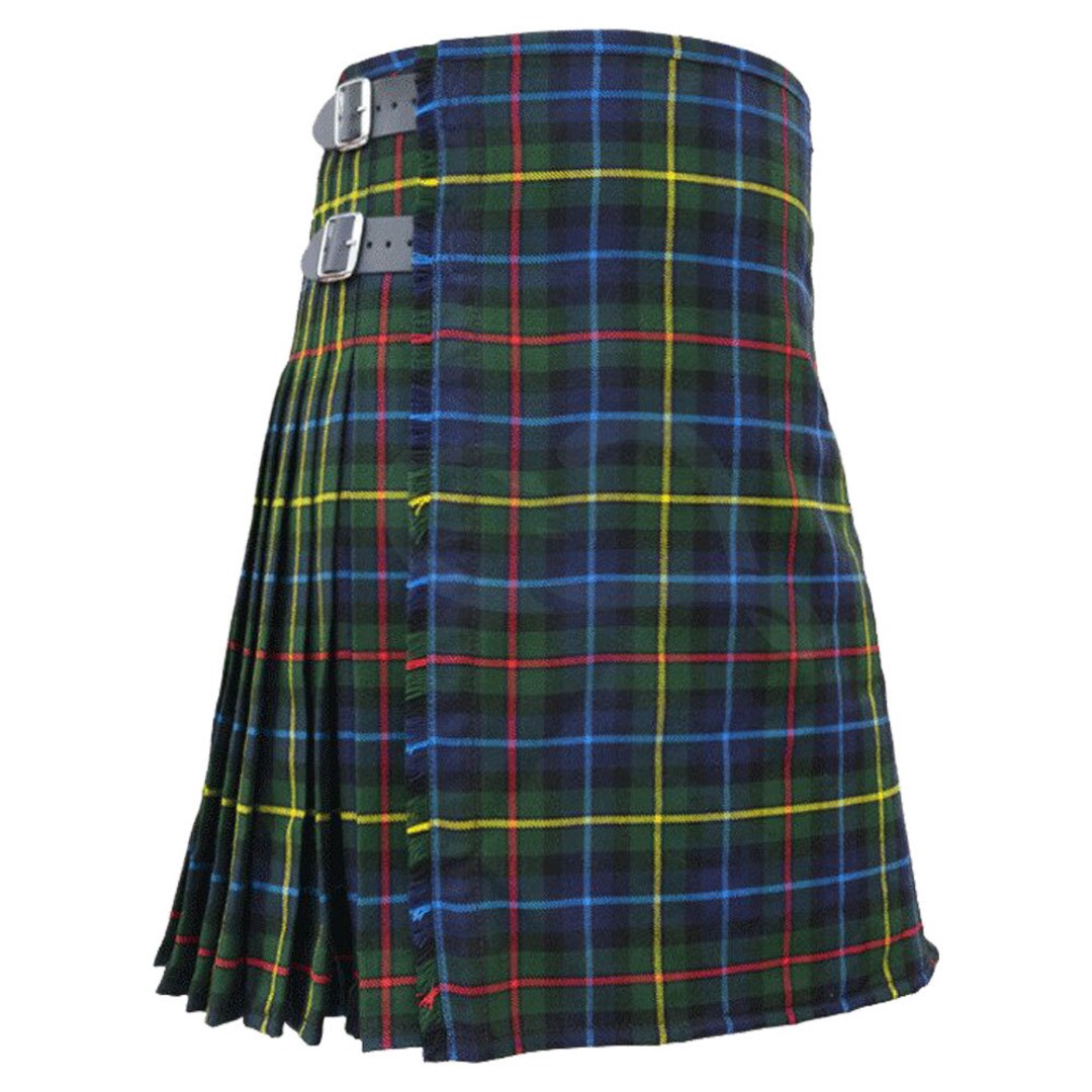 Kilt Scozzese Handmade In UK - Tartan Premium Highlands - Personalizzabile Vita E Lunghezza