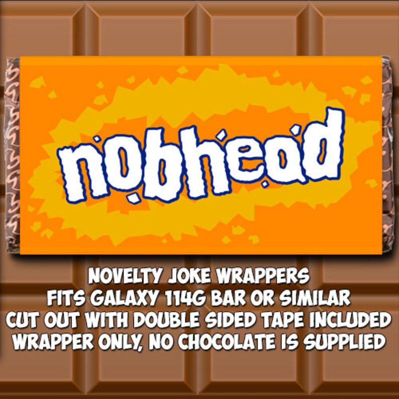 Milkynickers Chocolate Bar Wrapper Novelty Joke Funny Rude Dad Etsy UK