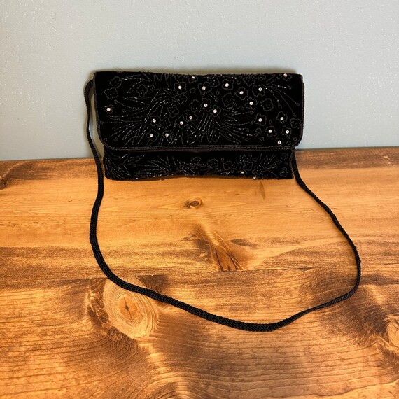 LaRegale Beaded Vintage Purse - Clutch or Cross B… - image 7