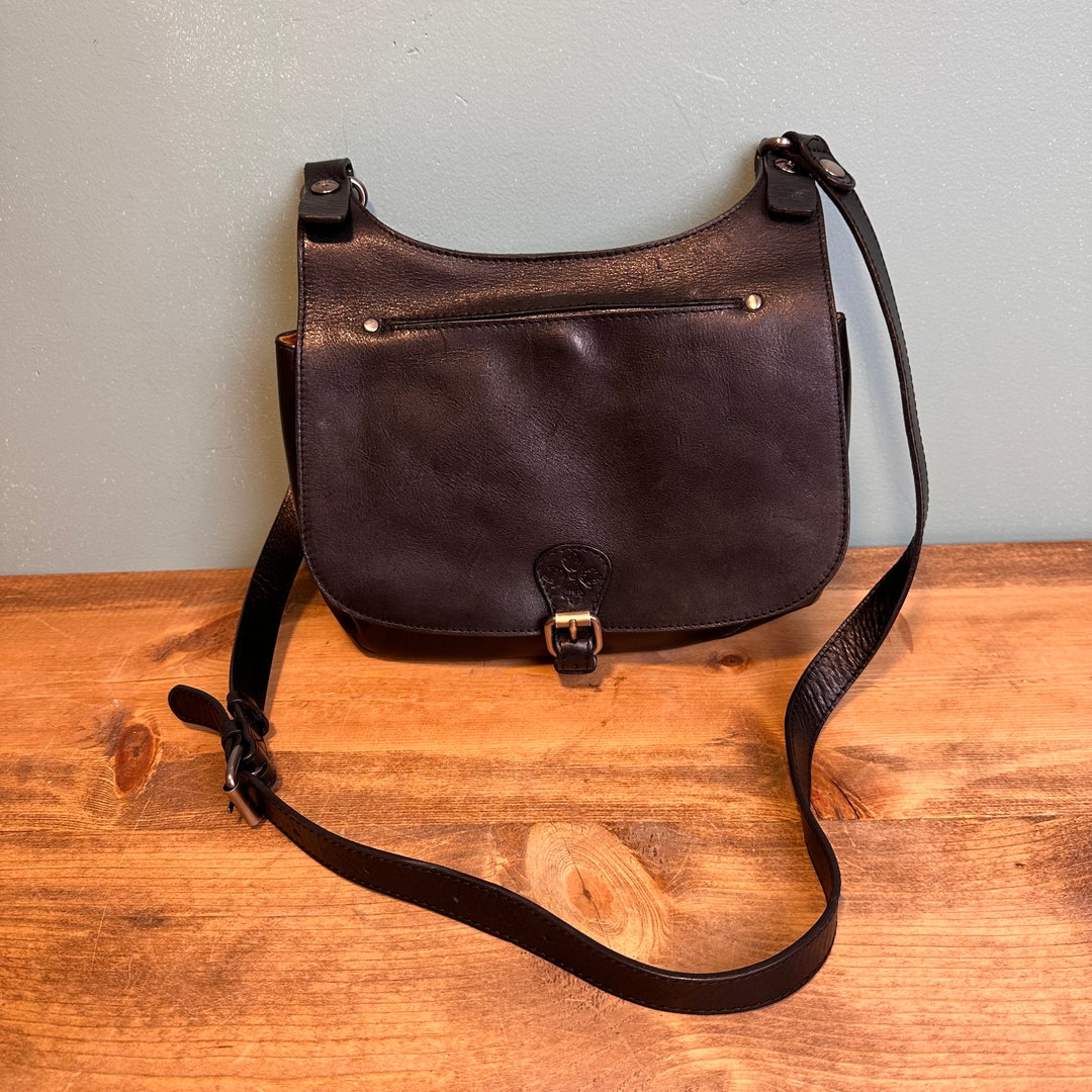Pre-owned PATRICIA NASH Black Silver S Crossbody Purse