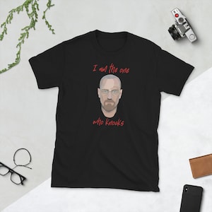 Soy el que golpea a Walter White Low Poly camiseta, camisa unisex de manga corta