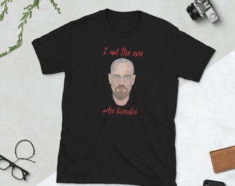 I Am The One Who Knocks Walter White Low Poly T-Shirt, Unisex Short Sleeve Shirt