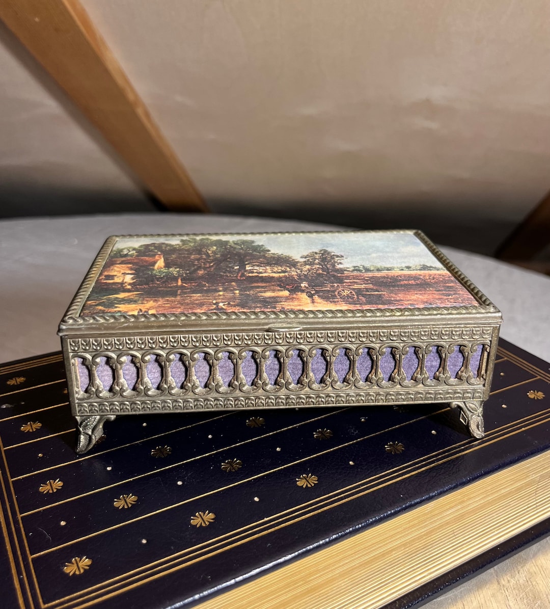 Vintage Sankyo Japan Music Jewelry Box Etsy