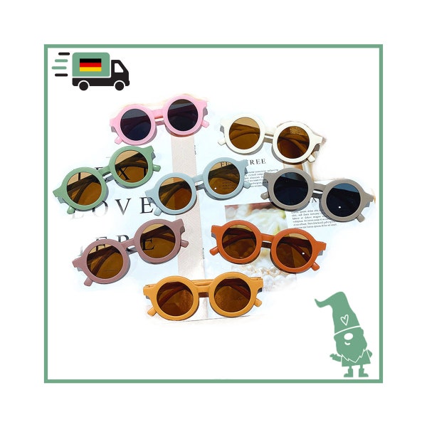 Kindersonnenbrille UV400 | Stylisch - Modern - Cool - Retro