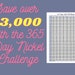 365 Day 52 Week 1 Year PDF Downloadable Nickel Challenge 3,000 Savings ...
