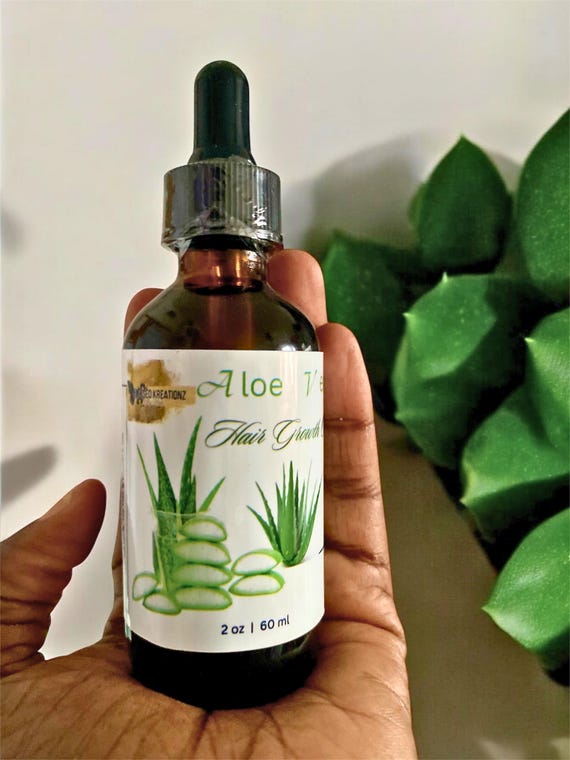 Aloe Vera Hair Growth Oil - Etsy