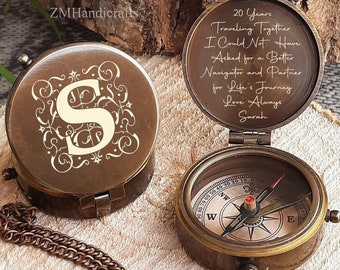 Boussole de travail personnalisée, boussole gravée, cadeau de Noël, cadeau de fête des pères, cadeau de Saint-Valentin, cadeau de baptême, cadeau de remise des diplômes