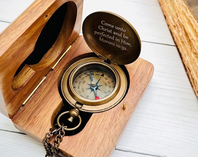 Personalized Working Compass, Engraved Compass, Anniversary Gift Compass, Compass For Husband, Valentines Day Gift, Graduation Day Gifts