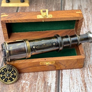 Télescope de travail personnalisé, télescope gravé, longue-vue Pirates Gits, cadeaux d'anniversaire pour mari, cadeau de canotage image 8