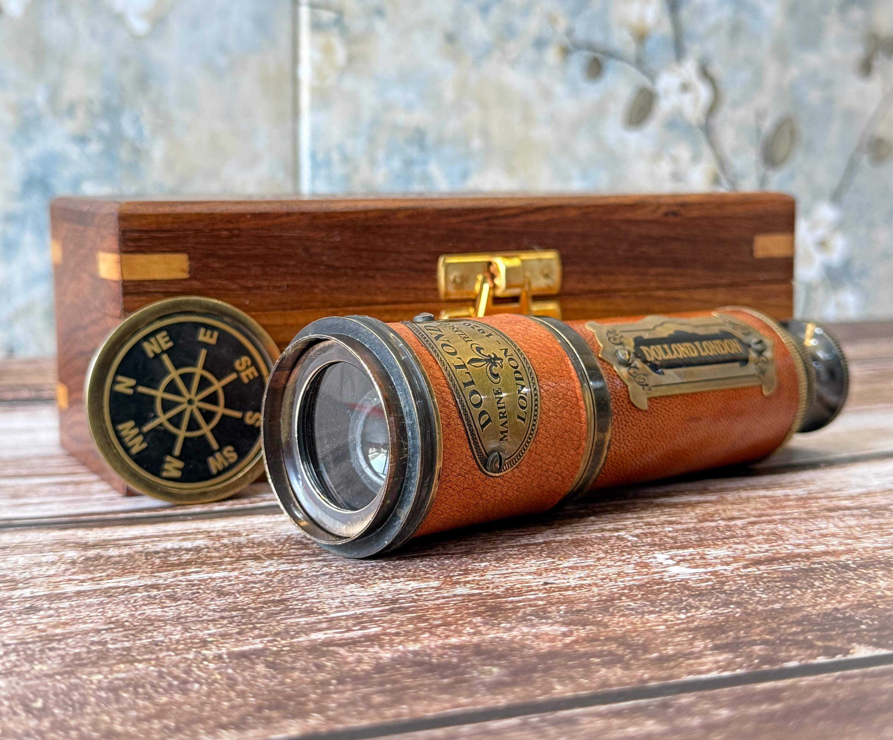 Pirate Spyglass Antique Decor Spyglass, Pirate Telescope 1920 Ship