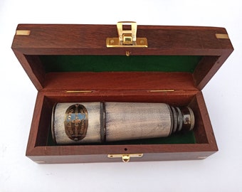 Personalised Telescope, Engraved Telescope, Christmas Gift, Pirate Scope, Boating gift, Sailor Gift, Gift For Husband, Telescope For Dad