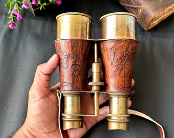 Personalized Working Binoculars, Engraved Binocular, Spyglass, Boating Gift, Anniversary Gift For Husband, Gift For Dad