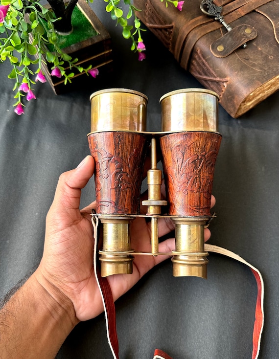 Personalized Working Binoculars, Engraved Binocular, Spyglass, Boating Gift, Anniversary Gift For Husband, Gift For Dad