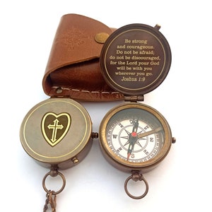 Engraved Compass, Personalized Working Compass, First Communion, Baptism Gift Compass, Anniversary Gifts, Confirmation Gift Compass