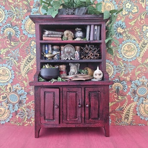 Witch Apothecary Curiosities Cabinet