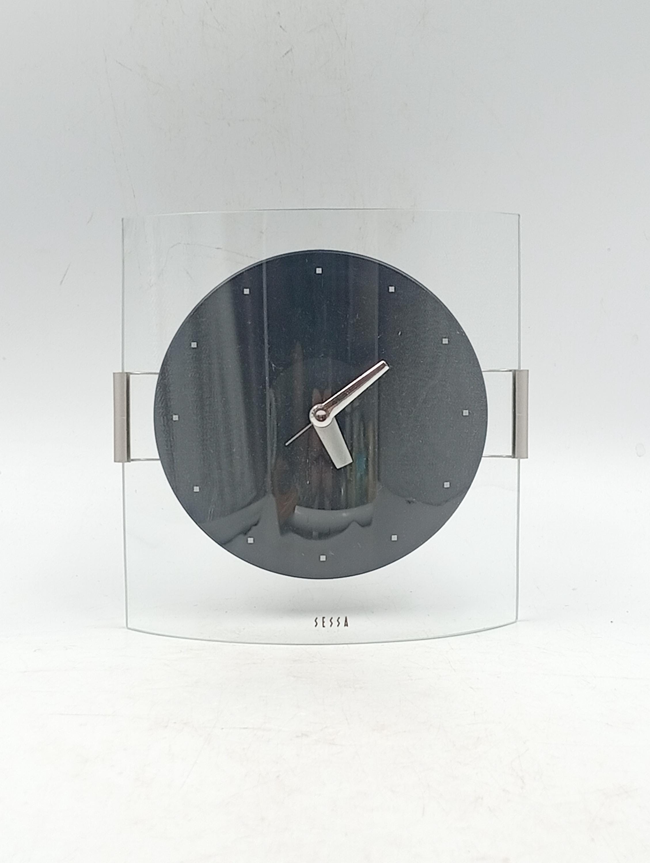 90s【TIMESTONE】CUBI TIME ポストモダン 置き時計 クロック Alarm Clock Post Modern Sessa Design Takashi Kato 1990s Minimalist