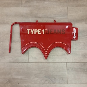 Lee Jeans Advertising Sign Vintage - Etsy
