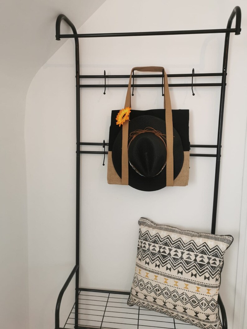 Hat Holder Bag and Straw Hat /hat Travel Tote/beach Bag and Etsy