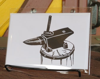 Hammer and Anvil Greeting Card